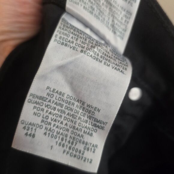 Levi's 515 Boot Cut Jeans Women Size 10 Dark Black 33X30 Mid RiseSOLD ON EB - Picture 11 of 13